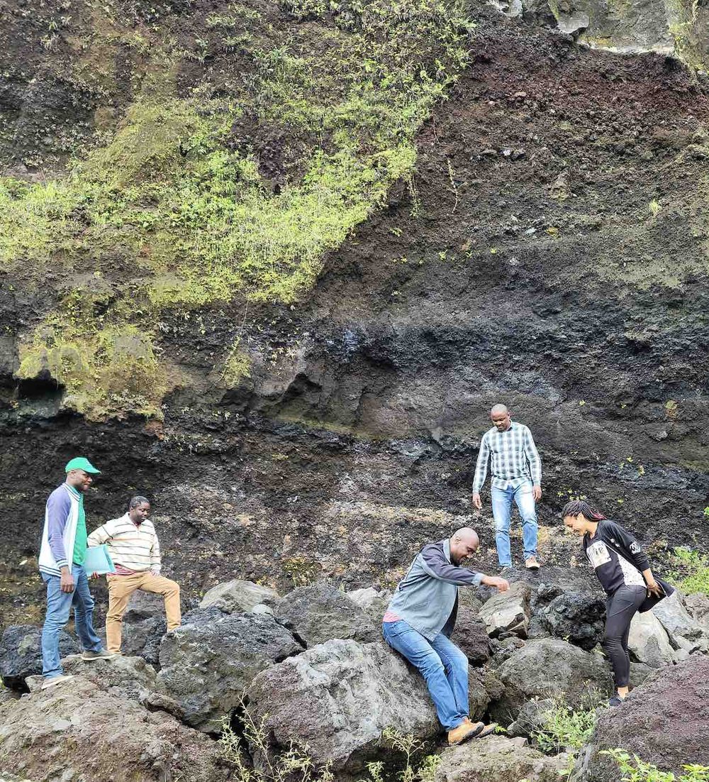 Degraded landscape at Bakingili