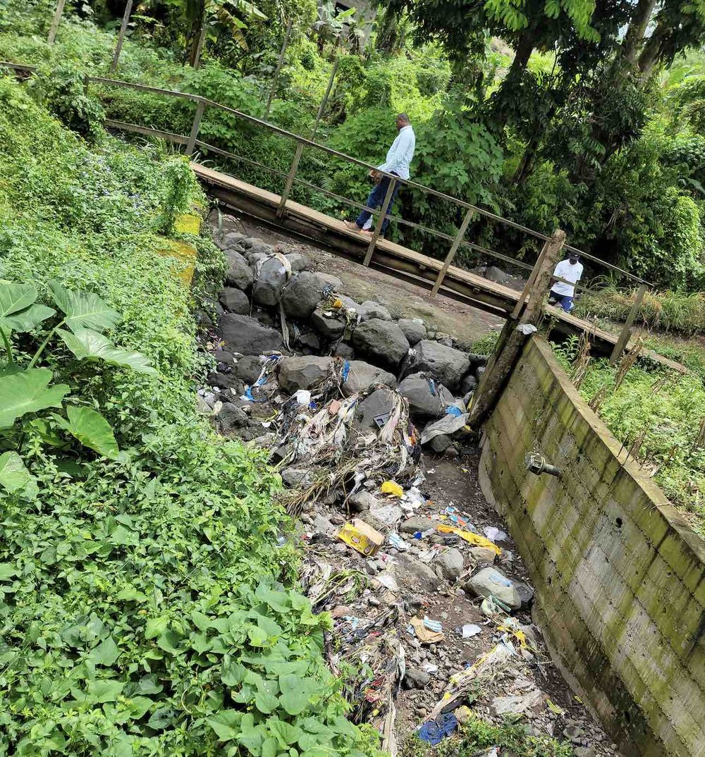 Soppo Likoko mountain runoff path